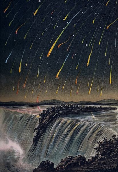 Datei:Leonid Meteor Storm 1833.jpg